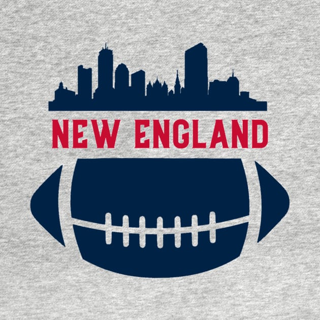 New England Boston Football by Sloop